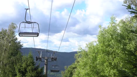 mountain-cableway-in-summer-sunny-day